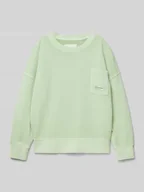 Swetry dla chłopców - Bluza o kroju oversized z czystej bawełny - miniaturka - grafika 1