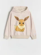 Bluzy dla dziewczynek - Reserved - Bluza Pokémon - beżowy - miniaturka - grafika 1