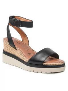 Espadryle damskie - Tamaris Espadryle 1-28310-28 Czarny - grafika 1