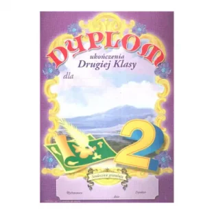 Dyplom ukończenia drugiej klasy B5 Outlet - Podobrazia, bloki, papiery - miniaturka - grafika 1