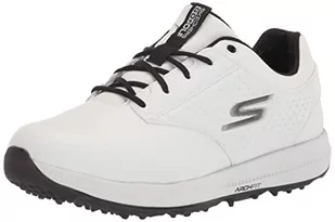 Skechers Męskie buty do golfa Elite 5 Arch Fit wodoodporne buty do golfa, Biała, czarna skóra., 47 EU - Buty sportowe męskie - miniaturka - grafika 1