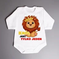 Body dla niemowląt - Król jest tylko jeden - body niemowlęce - miniaturka - grafika 1