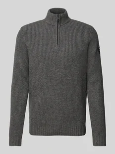 Sweter z dzianiny ze stójką model ‘DRAGOALF’ - Swetry męskie - miniaturka - grafika 1
