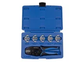 Zestawy narzędziowe - KING TONY Zestaw szczypiec z wymiennymi wkładami do zaciskania koncówek kabli 42107GX - miniaturka - grafika 1