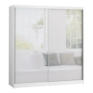 Helvetia Szafa LONDON LUX GB 203 cm Biały 2497KE57 - Szafy - miniaturka - grafika 1