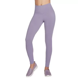 Skechers Go Walk High Waisted Legging W03LG30B-GYPR damskie legginsy fioletowe - Legginsy - miniaturka - grafika 1