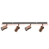 Lampy sufitowe - Beliani Lampa sufitowa miedziana TIGRIS - miniaturka - grafika 1