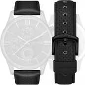 Akcesoria do zegarków - Czarny pasek do zegarka Paul Lorens SAVRESE 11652 - miniaturka - grafika 1