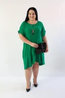 Sukienki - Zwiewna sukienka Lena Zielona XL - miniaturka - grafika 1