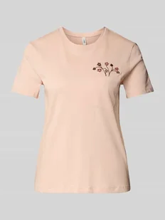 T-shirt o kroju regular fit z czystej bawełny model ‘POLLY’ - Koszulki i topy damskie - miniaturka - grafika 1