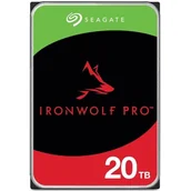 Dyski HDD - Seagate Dysk IronWolf Pro 20TB 3,5 SATA ST20000NT001 - miniaturka - grafika 1