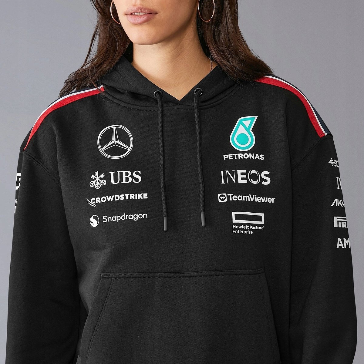 Bluza damska z najnowszej kolekcji Teamwear zespołu Mercedes AMG F1 roz M