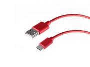 Kable - Qilive - Kabel USB-C 1,2M 3A czerwony - miniaturka - grafika 1