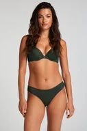 Majtki damskie - Hunkemöller Brazyliany Lace Back Zielony - miniaturka - grafika 1