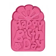 Formy do ciast - Pavoni PAV - Forma na ciasto/tort HAPPY BIRTHDAY różowy - miniaturka - grafika 1