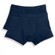 Majtki męskie - Szorty męskie Classic Shorty 2-PACK Fruit Of The Loom - Ciemnogranatowy S - miniaturka - grafika 1