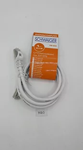 Schwaiger Schwaiger Schwaiger CAT6 Netzwerkkabel S/FTP 1,0m weiß CKB6010052 - Kable miedziane - miniaturka - grafika 1