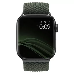 UNIQ pasek Aspen Apple Watch 40/38/41mm Braided zielony/cypress green - Akcesoria do smartwatchy - miniaturka - grafika 4
