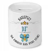 Skarbonki - Skarbonka Dla DJa na Urodziny na Prezent z Nadrukiem ze Zdjęciem + Opakowanie na prezent (wzór 02) - miniaturka - grafika 1