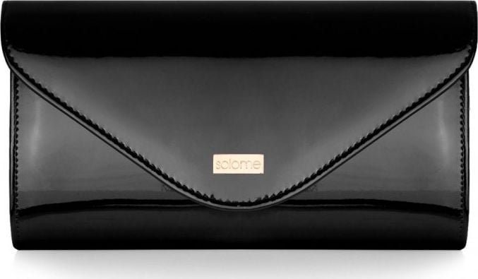 Solome CZARNA KOPERTÓWKA DAMSKA S5 LAKIER