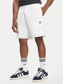 Spodenki męskie - adidas Szorty sportowe Trefoil Essentials KA8541 Écru Loose Fit - miniaturka - grafika 1