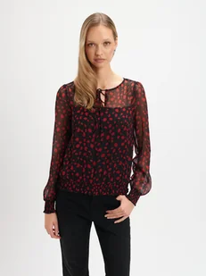 Romantyczna bluzka w drobne kwiaty - Bluzki damskie Romantyczna bluzka w drobne kwiaty - Bluzki damskie - miniaturka - grafika 1