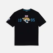 Koszulki męskie - New Era NFL Games Square Arch koszulka oversize Jacksonville Jaguars czarna - miniaturka - grafika 1