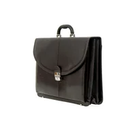 Teczki i aktówki - Teczka duża z naturalnej skóry ciemny brąz GALSKÓR - miniaturka - grafika 1