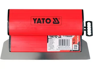 Szpachla, nóż wykończeniowy pvc z wymiennym metalowym ostrzem do gładzi gipsowych 250mm - Narzędzia murarskie - miniaturka - grafika 1