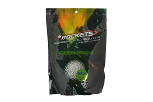 Kulki Rockets Professional BIO 0,25g - 1kg - białe - Amunicja i osprzęt ASG - miniaturka - grafika 1
