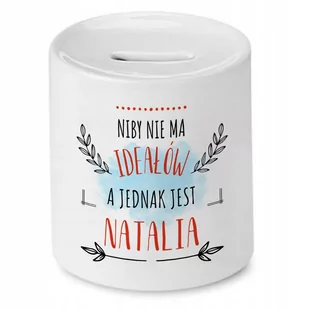 Skarbonka Dla Natalii na Urodziny Imieniny Prezent z Nadrukiem ze Zdjęciem - Skarbonki - miniaturka - grafika 1