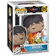 Figurki kolekcjonerskie - Figurka Funko Pop! Świecący w ciemności Miguel z gitarą Coco - Disney - miniaturka - grafika 1