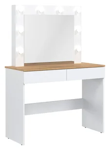 Toaletka Remi RM16 100x140x44 cm biała / dąb evoke - Wyposażenie pokoiku dziecięcego - miniaturka - grafika 1