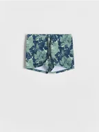 Skarpetki dla dzieci - Reserved - Szorty kąpielowe - oliwkowy - miniaturka - grafika 1