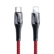 Kable USB - Joyroom kabel przewód USB Typ C - Lightning Power Delivery 20W 2,4A 1,2m czerwony (S-1224K2 Red) - miniaturka - grafika 1