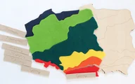 Łamigłówki - Krainy geograficzne - mata z podpisami - miniaturka - grafika 1
