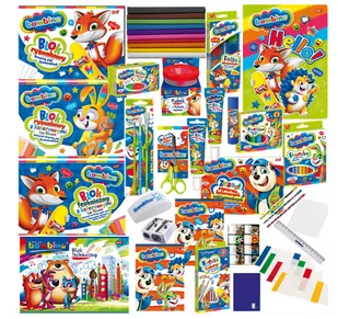 Bambino Wyprawka do szkoły szkolna XXL 57 elementów - Przybory szkolne - miniaturka - grafika 1
