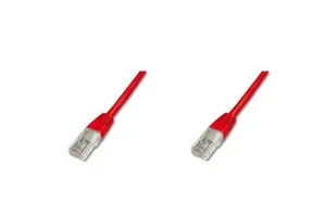 Digitus DK-1512-300/R kabel sieciowy Czerwony 30 m Cat5e U/UTP (UTP) - Patchcordy - miniaturka - grafika 1