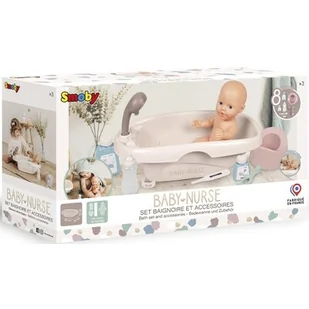 Zestaw do kąpieli Baby Nurse Smoby - Akcesoria dla lalek - miniaturka - grafika 1