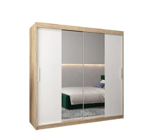 Szafa przesuwna garderoba TOKYO 1 200 gł. 62 Sonoma / Biały - Szafy - miniaturka - grafika 1