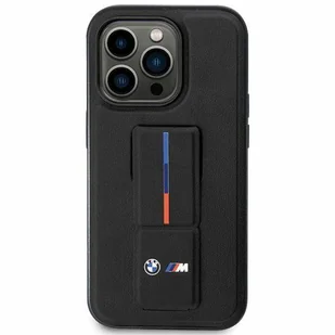 Etui BMW BMHCP14S22GSLK iPhone 14 6.1" czarny/black hardcase Grip Hot Stamp - Etui i futerały do telefonów - miniaturka - grafika 1