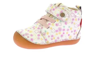 KICKERS Unisex Chłopiec Kinder SONIZIKRO Botki, Białe Nadruki FESTI ETE, 24 EU, Białe nadruki Festi Ete, 24 EU - Botki damskie - miniaturka - grafika 1