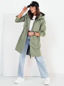 Kurtki damskie - Kurtka damska parka TILSON zielona Dstreet TY4181-XXL - miniaturka - grafika 1