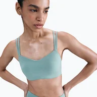 Bielizna sportowa damska - Biustonosz treningowy Nike Zenvy Strappy 017 cannon/white WYSYŁKA W 24H 30 DNI NA ZWROT - miniaturka - grafika 1