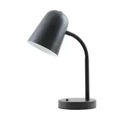 Lampy stojące - Prato lampka biurkowa 1xE27 czarna TB-37643-BK - miniaturka - grafika 1