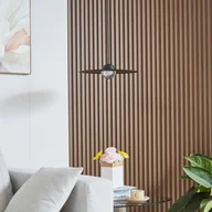 Lampy sufitowe - Lampa wisząca Lucande LED Tethrion, czarna, aluminium, Ø 40 cm - miniaturka - grafika 1