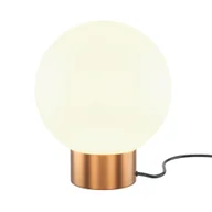 Lampy stojące - Lampa stołowa szklana kula ze złotym mocowaniem Basic form 1xE14 40W Maytoni - miniaturka - grafika 1