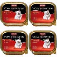 Mokra karma dla kotów - Animonda Vom Feinsten Kitten smak: z wołowiną 6 x 100g - miniaturka - grafika 1