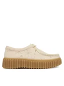 Półbuty damskie - Clarks Półbuty Torhill Bee 26186297 Écru - miniaturka - grafika 1