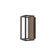 Lampy ogrodowe - Nowodvorski Elewacyjna LAMPA loft SYMMETRY LED 8176 prostokątna OPRAWA kinkiet LED 7W 3000K zewnętrzny IP54 grafitowy 8176 - miniaturka - grafika 1